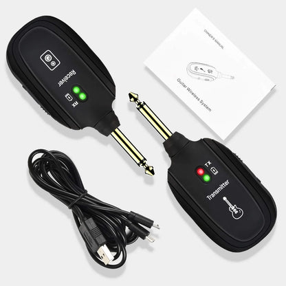 2.4G 50M Transmission Range Wireless Guitar System Built-in Rechargeable Battery 2.4G Wireless Transmitter Receiver Electronics