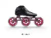 Professional Level Carbon Fiber Inline Speed Skates 5 Colors 110mm*3 PU Alloy Wheel Material Outdoor Speed Roller Shoes Skates