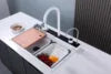 Kitchen Sink Tap White Smart,sink Kitchen Smart White Large,deck-mounted Kitchen Faucet for Kitchen Sink 304 Single Bowl Kitchen