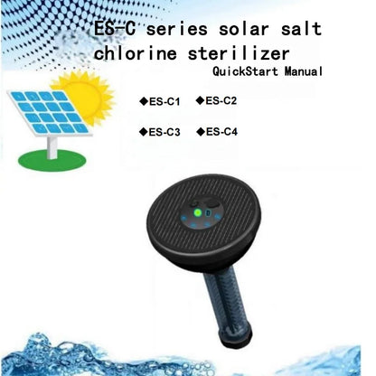 Solar Salt Chlorine Generator Manufacturer Direct Sale Outdoor Frame Swimming Pool Floating Salt Chlorine Generator