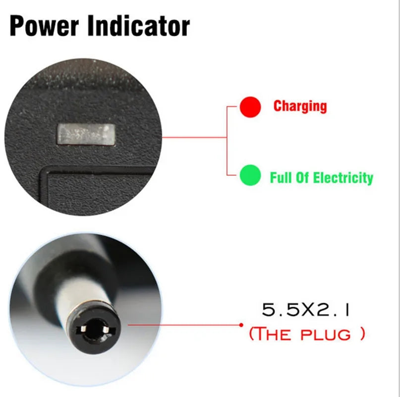 Smart 42V 4A Battery Charger for 10Series 36V 37V Li-ion E-Bike Electric Bicycle DC 5.5mm*2.1mm Fast Power Supply Adapter