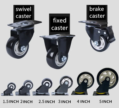 50mm Swivel Transparency Wheel Furniture Caster and Wheel