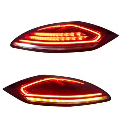 SJC Upgrade LED Taillight for Porsche Panamera  2009-2013 970.1 Tail Lights Upgrade to 2016 Style Led Tail Lamp for 970 Car