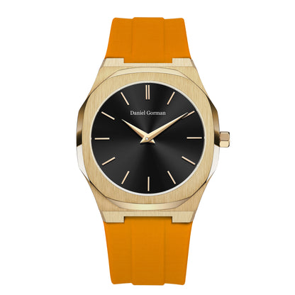 2025 Men Quartz Watch Stainless Steel Waterproof Brand Analogue 24-hour Luxury Wristwatch Luxury Watch Silicone Strap Hombre