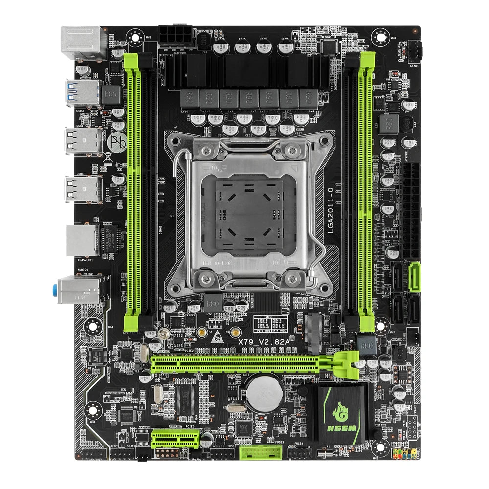 HSGM X79-S290 Motherboard 4*DDR3 RDIMM 128GB Memory Server Board New Product