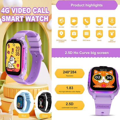 New Arrival 1.83 Inch High Definition Screen DH20 GPS Children Smart Watch for Kids 4G Video Call Kids Watch