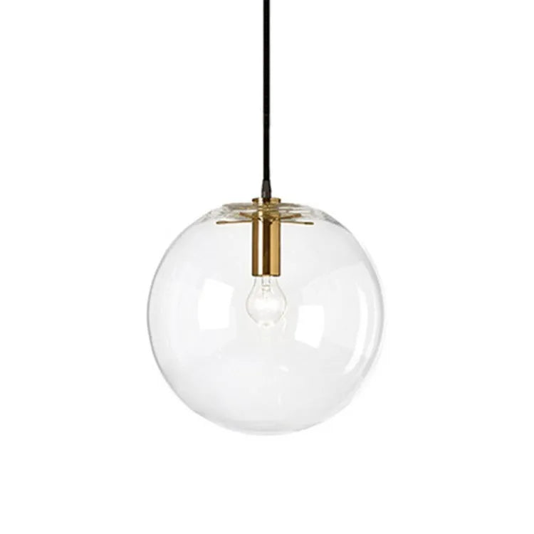 Nordic Modern Pendant Lights Creative Bubble Glass Ball Hanging Lamp for Living Room Bedroom Kitchen Lustre Suspension luminaire