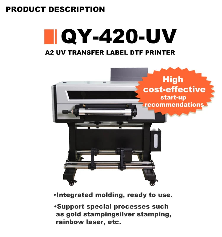 QINYU DTF Sticker Printer UV Printing Machine for Bottle Printing Machine UV Printer for Case Cell Phone Printers UV