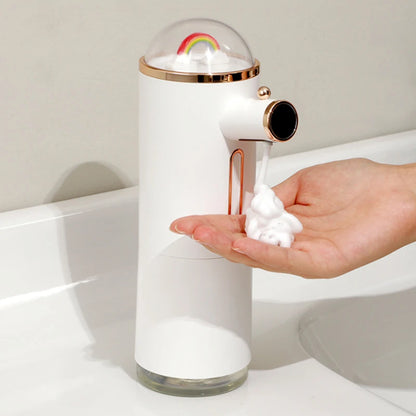 Rechargeable Smart Plastic Modern Bathroom Hand Sensor Touchless Dish Foam Automatic Liquid Soap Dispenser