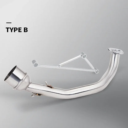 High Performance Motorcycle Exhaust Pipe for GY6 125 150cc Scooter Exhaust Link Pipe Middle Pipe 51MM Exhaust System Header