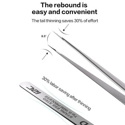 I2C 3D Electronics Extra Hard Alloy Tweezers Precision Forceps for SMD BGA SMT Mobile Phones Flying Line Repair Hand Tools Sets