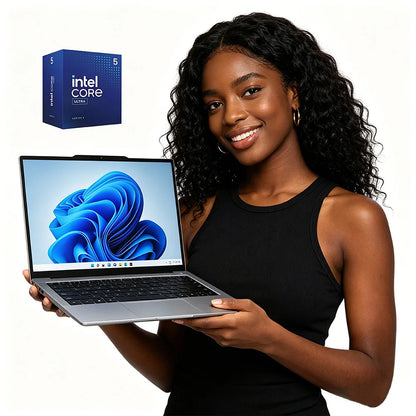 Factory OEM 14"  Intel Core Ultra 5-125H Laptops 24G DDR5 Lightweight and Slim Business Laptops for School Home Student Designer