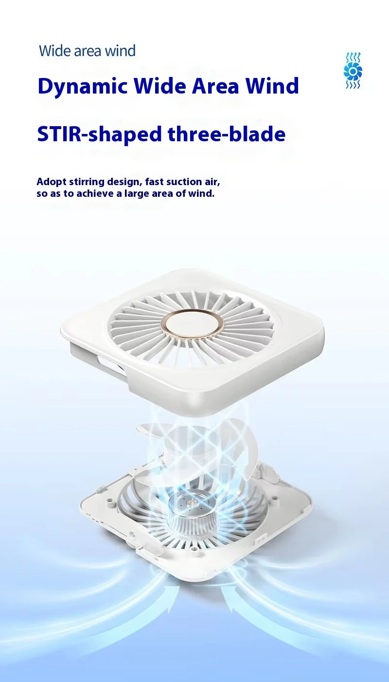 High Quality Summer 1200 Mah Battery Wall Mounted Mini Portable Fan Handheld Cooling Usb Mini Desktop Fan