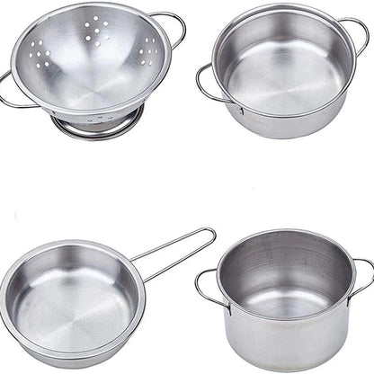 JXD Children's Pretend Cooking Toy Mini Kitchen Set As a Birthday Gift for Kids Baking Apron Set