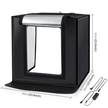 Factory Price 60cm PULUZ Photo Studio Light Box Portable 60 X 60 X 60 cm Light Tent 36W Photography Tent Kit with 6  Backdrops