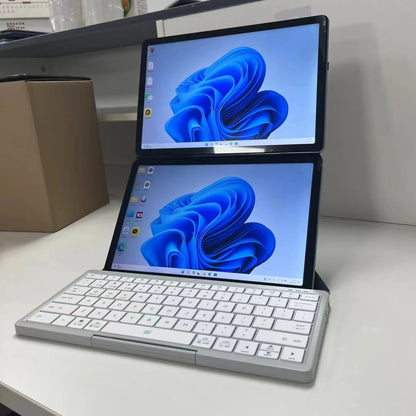 OEM Dual Touchscreen 11 Inch 180° Adjustment Notebook N100 CPU 32GB+512GB/1TB Touchscreen Laptop Table PC Factory Price
