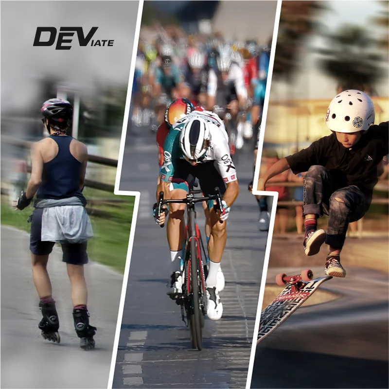 New Low Price DEVIATE WX-001 Plum Blossom Children's ABS EPS Bicycle Helmet CE EN1078 CPSC Certified 11 Air Vents Riding