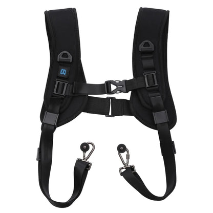 PULUZ Quick Release Double Shoulder Harness with Decompression Foam Strap Belt Soft Pad Original Global Source for DSLR Camera