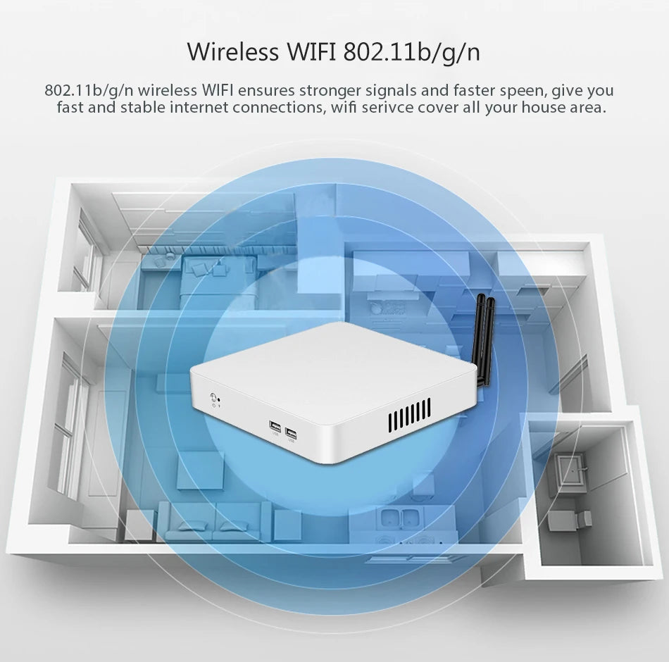 Mini PC HTPC Core i5 3317U 4200U Windows 10 Cooler Fan 8G RAM DDR3L Gaming Mini Computer HDMI Wifi Office Home Desktop minipc