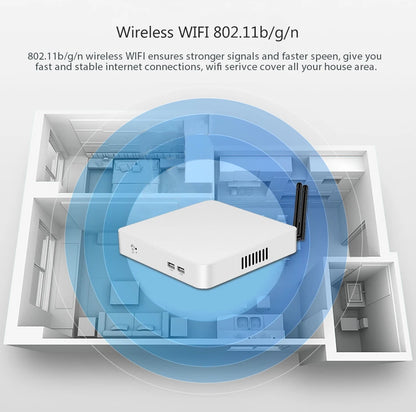 Mini PC HTPC Core i5 3317U 4200U Windows 10 Cooler Fan 8G RAM DDR3L Gaming Mini Computer HDMI Wifi Office Home Desktop minipc