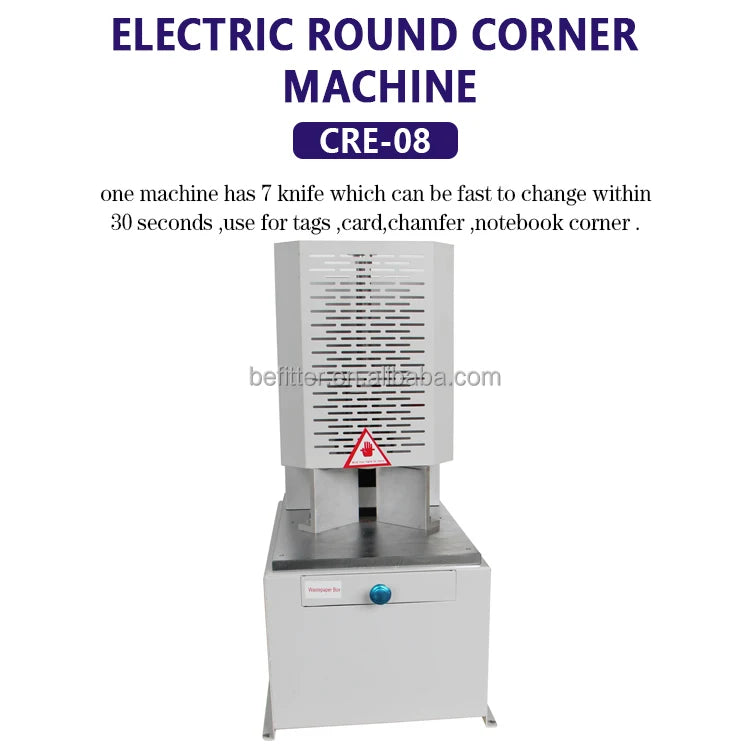 CRE-08 Automatic Hard case Making Machine Book Round Cornering Machine Round Corner Cutting Machine