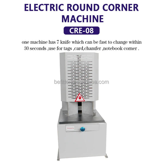CRE-08 Automatic Hard case Making Machine Book Round Cornering Machine Round Corner Cutting Machine