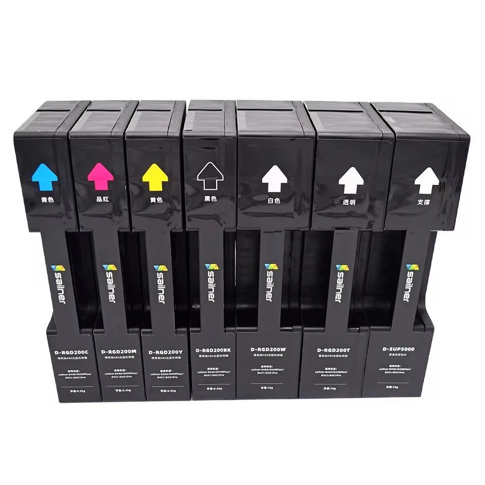 Sailner Full-Color Portraits 3D Printer Ink Consumables Real People Cartridge SUP5100-L RGD200LC-L RGD110T-L RGD200LM-L