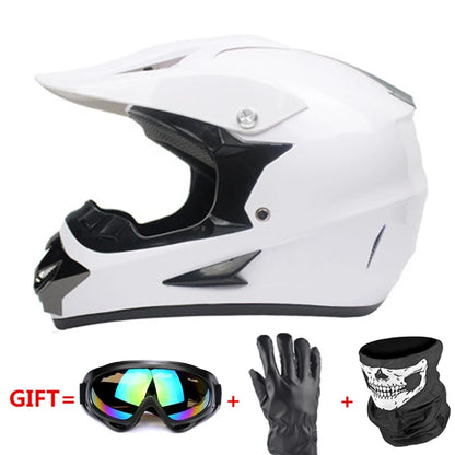 Professional Racing Casco Moto Off Road Helmet ATV Dirt Bike Downhill MTB DH Capacete Motocross Helmet With Mask Gloves Glasses