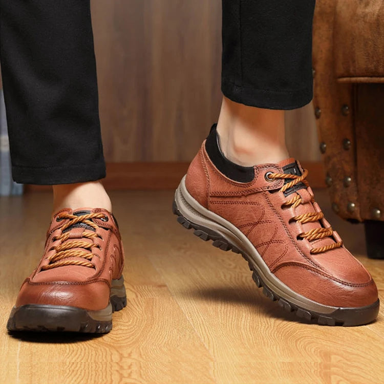Y 39-48 Large Men's PU Working Casual Walking Style Running Trend Men Shoes for Men