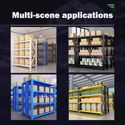 Warehouse Racking 4 Tiers Load Capacity 150kg Adjustable Metal Steel Racking Warehouse Storage Pallet Racking