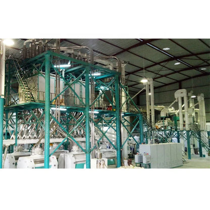 Corn Flour Mill  High Quality Maize Flour Milling Machine to Make Super White Maize