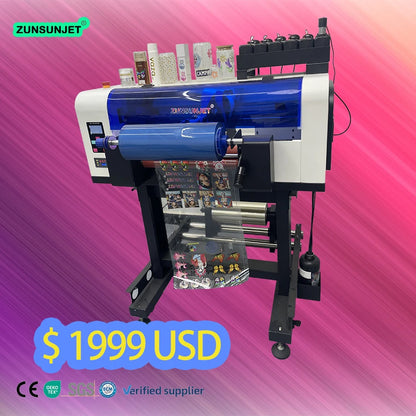 Dtf Uv Printer Laminator All in One Desktop Size