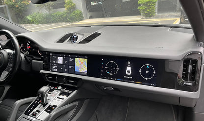 Dual 12.3 Inch Car Dvd Player Android Radio Touch Screen Gps Navigation Carplay for Porsche Cayenne 2018-2023