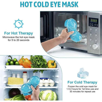 2025 New Medical Freezable Cooling Eye Mask Hot or Cold Gel Eye Compress Eye Health Supplies