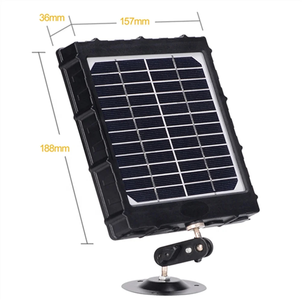 Small Mini Solar Panel Monocrystalline Battery Charger for Cctv Camera With 6v 9v 12v External Solar Power Panel Lithium 8000mah