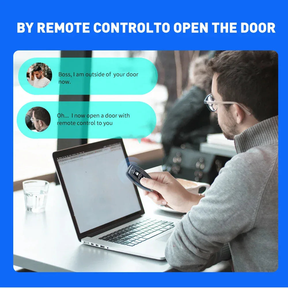 Remote Control Work With TTlock APP Door Lock Wireless Smart Lock Key Fob 15 Meters Distance Remote Controller