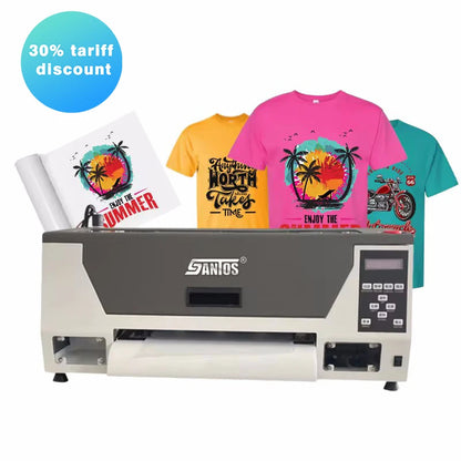 Inkjet Printer for T-shirt Clothes A3 Size High Quality Pet Film Transfer 30cm DTF Printer