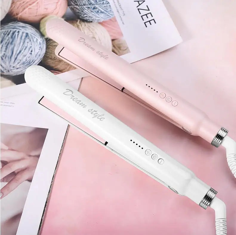 2023 Light Hair Straightener and  Curling Iron Hair Styler with  Led Digital Display Hair Curler