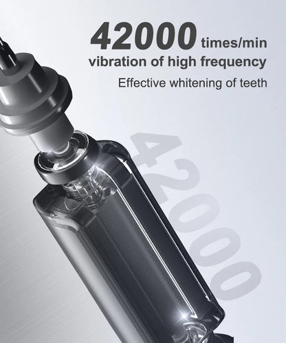 Deep Clean Rechargeable Sonic Electric Toothbrush with 8 Brush Heads Adult IPX7 Waterproof Medium Electric Tooth Cleaner