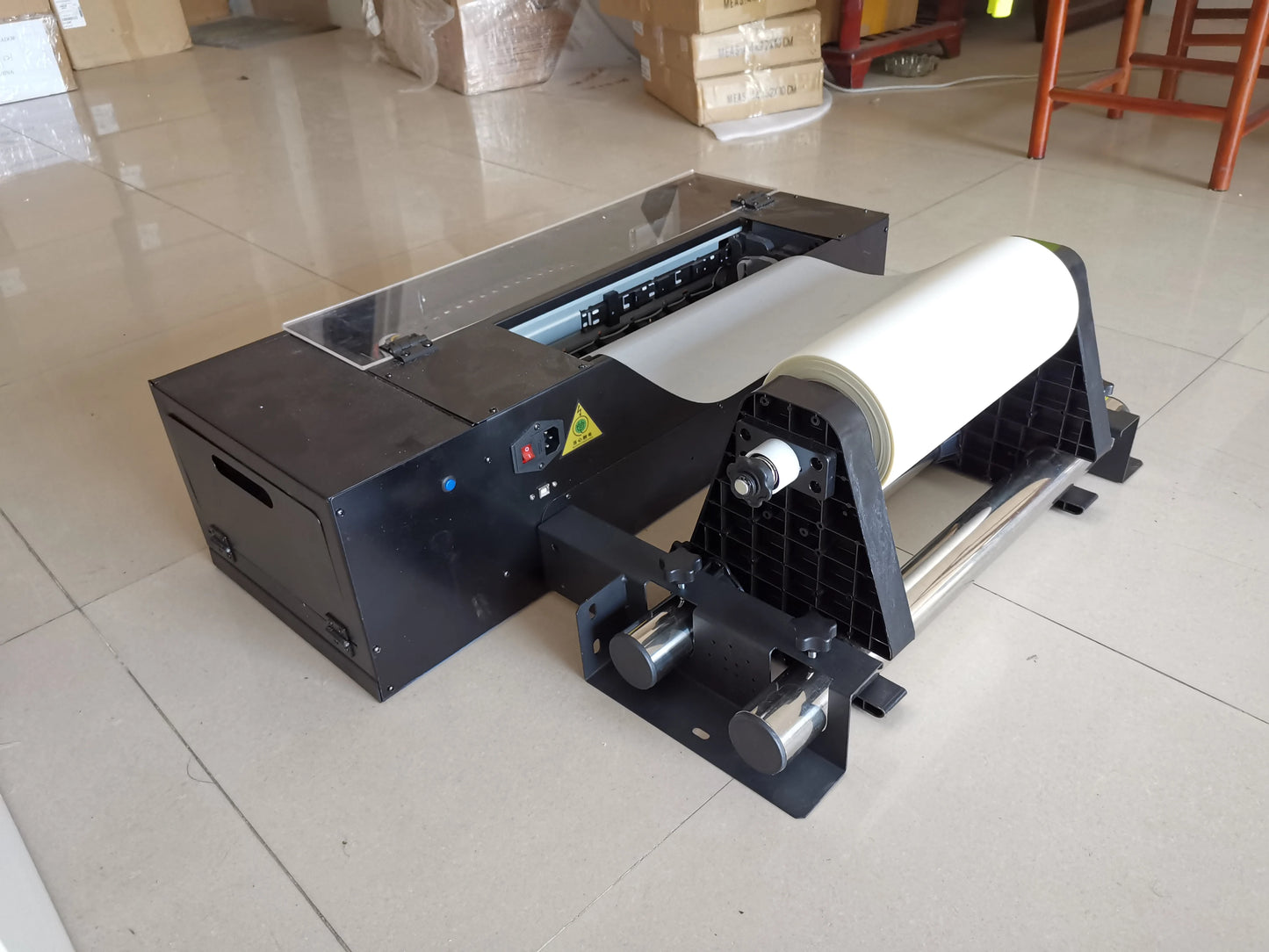 YILEE DTF Roll Film Printer Feeder Holder A3 A4 with Roll Rip Software for L805 L1800 P400 P600 XP15000 ET14000 Printing Manual