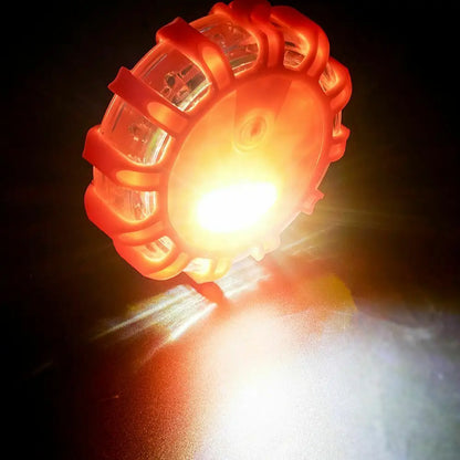 2PCS 3PCS 6PCS Car Emergency Strobe Flashing Warning Light Roof Road Safety Lamp Roadside Orange Beacon Magnetic Base Light