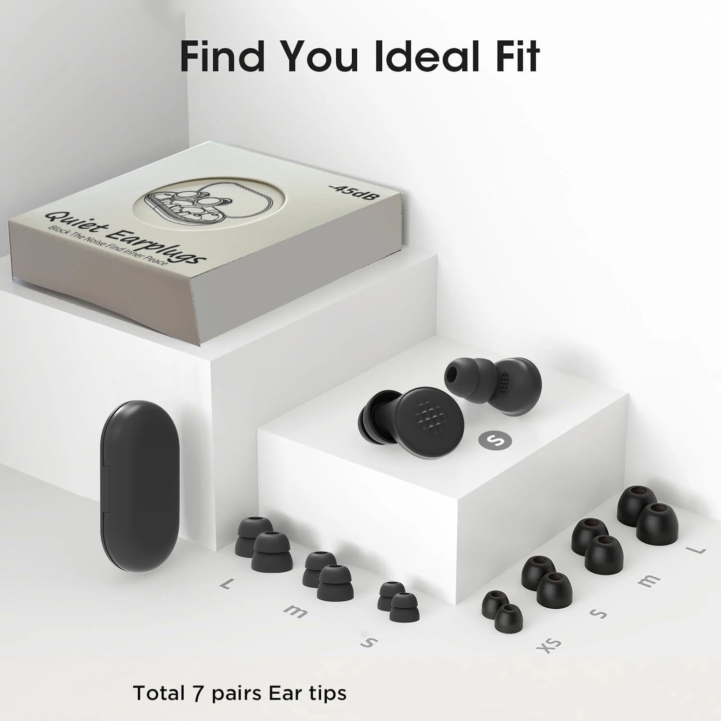 High Quality Sound Array Structure Branded Earplugs With Noise Reduction Ear Plugs 45dB