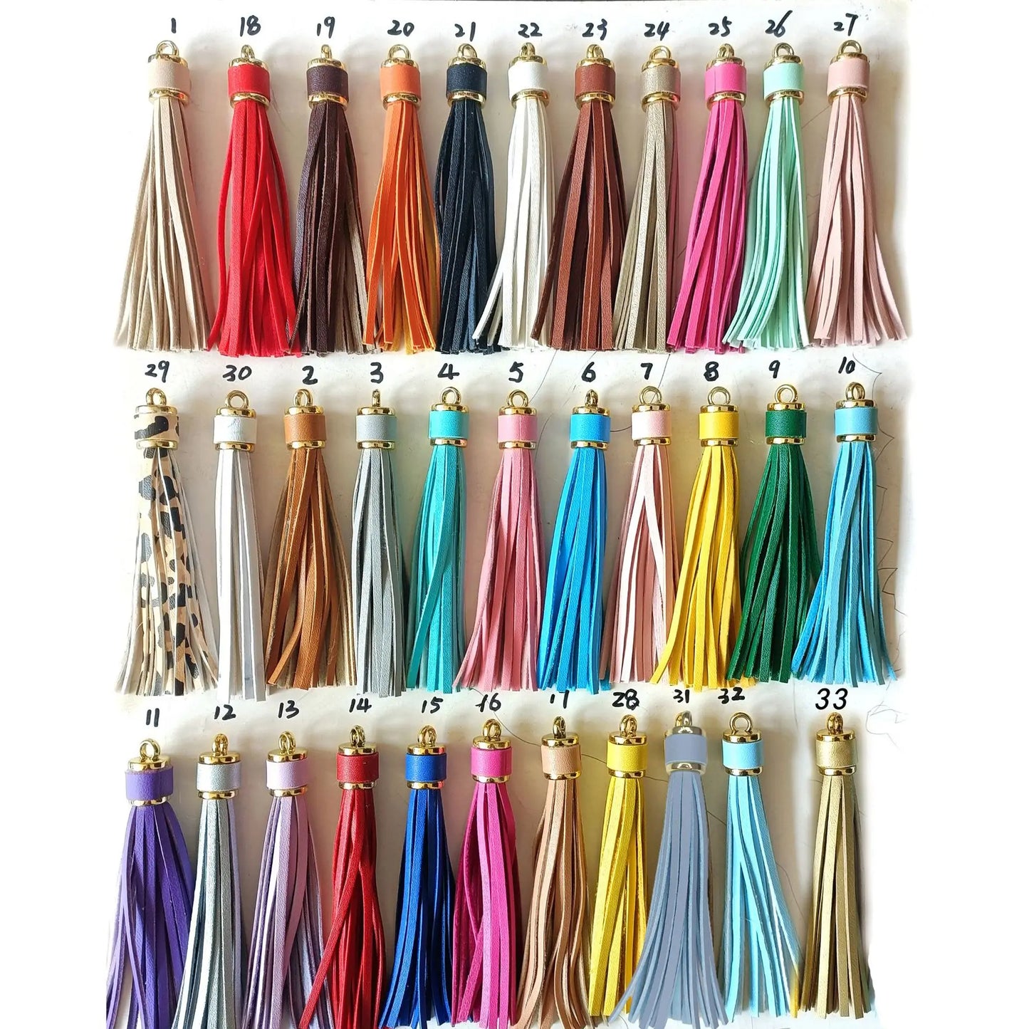 Length 10 cm Leather Tassel Artificial Leather Fringe for Festival Hangings Lantern Bag Bracelet Accessaries