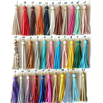 Length 10 cm Leather Tassel Artificial Leather Fringe for Festival Hangings Lantern Bag Bracelet Accessaries