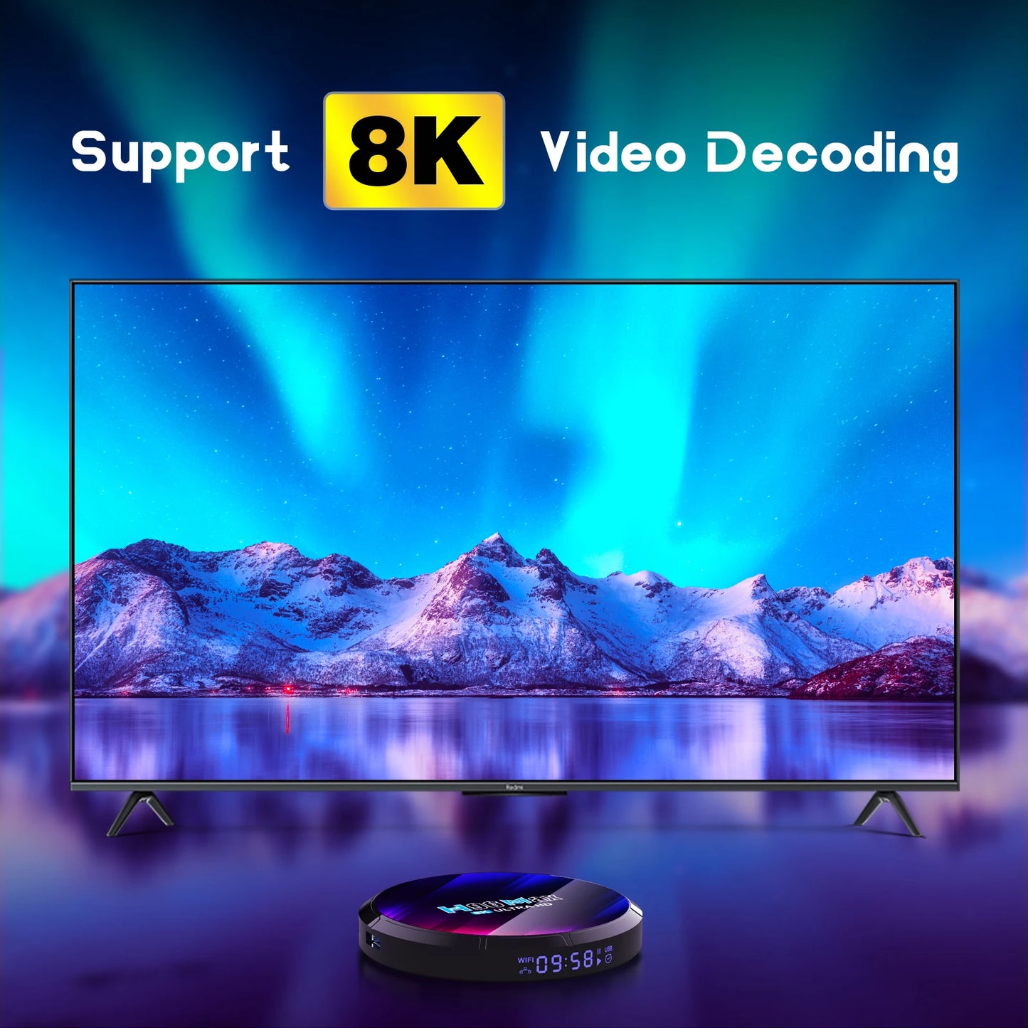 New Arrival Set Top Box 2023 Support 8K Wholesale Tv Box Android 13.0 Smart Android 13.0 OS