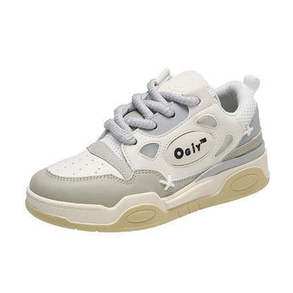 2024 New Women's Casual Sneaker Soft Bottom Fashionable Comfortable Breathable Anti-Slippery Walking Height Increasing Platform