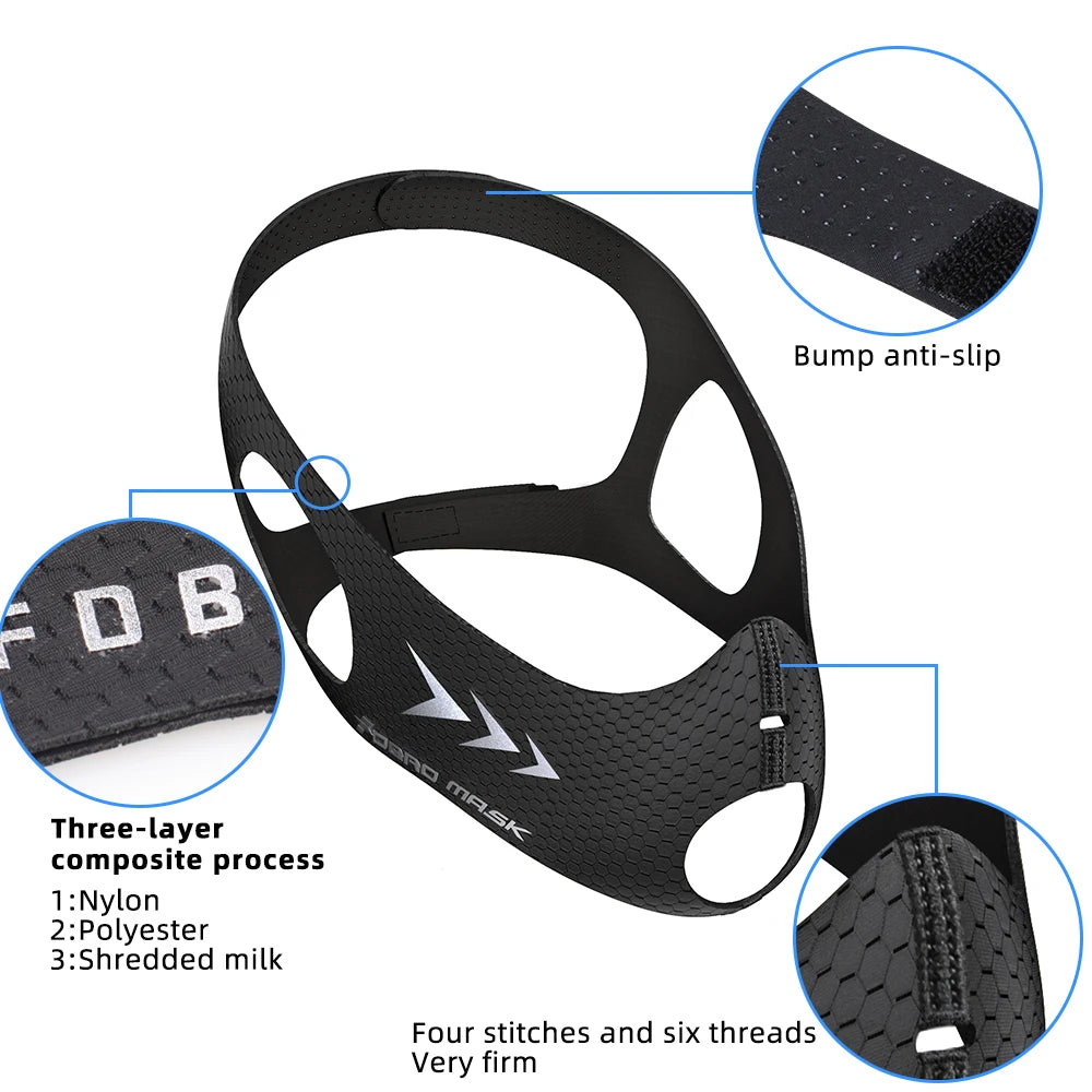 FDBRO MMA Cardio Workout 3.0 Running Resistance Elevation Endurance Mask for Fitness High Altitude Training Sports Mask