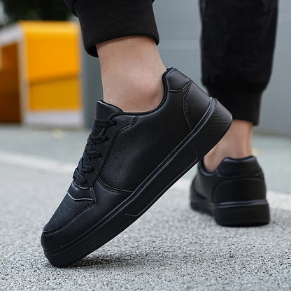 High Quality Casual Shoes Lace up Lightweight Comfortable Breathable Couple's Board White Men's Women's Walking Sneakers