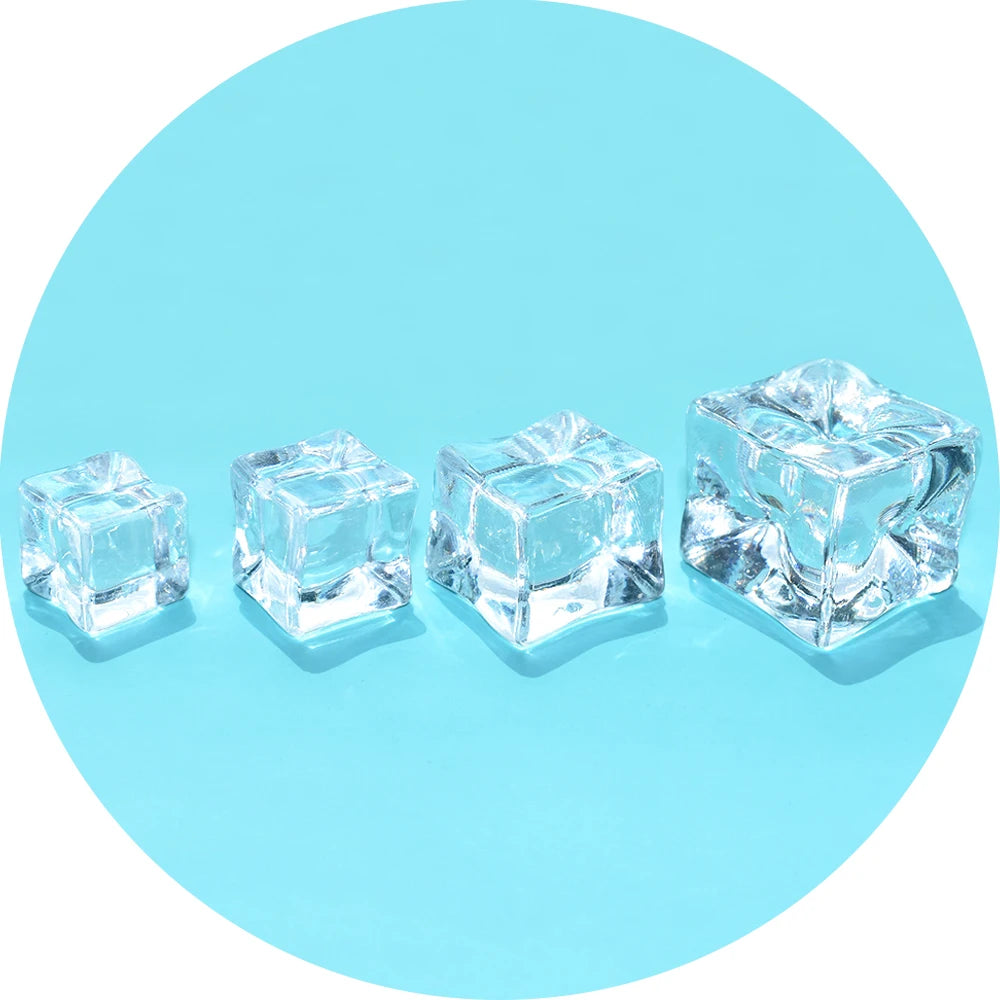 Acrylic Color Transparent Cute Children Play House Cartoon Resin Furniture Animal Decoration