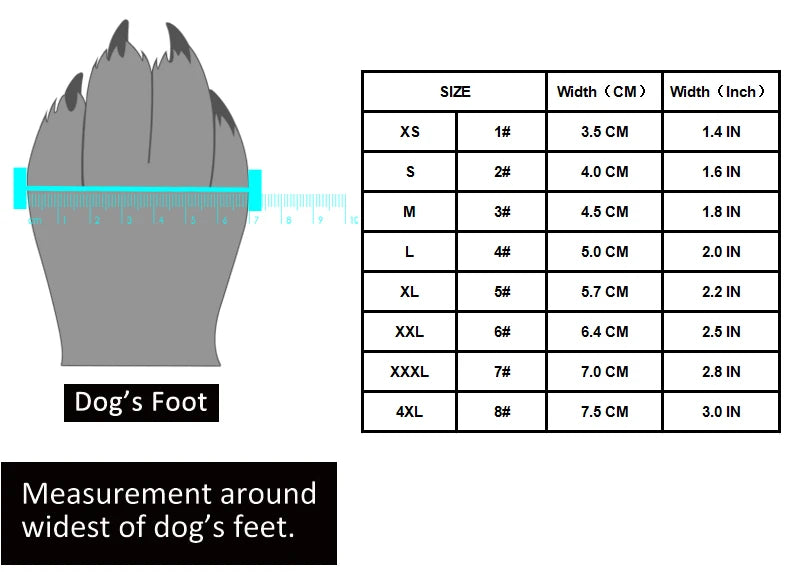 TRUELOVE Pet Shoes Waterproof Anti-slip for Puppy Medium and Large Dog Protect Pet Feet ArmyGreen Winter Snow 2/4pcs/set YS1891